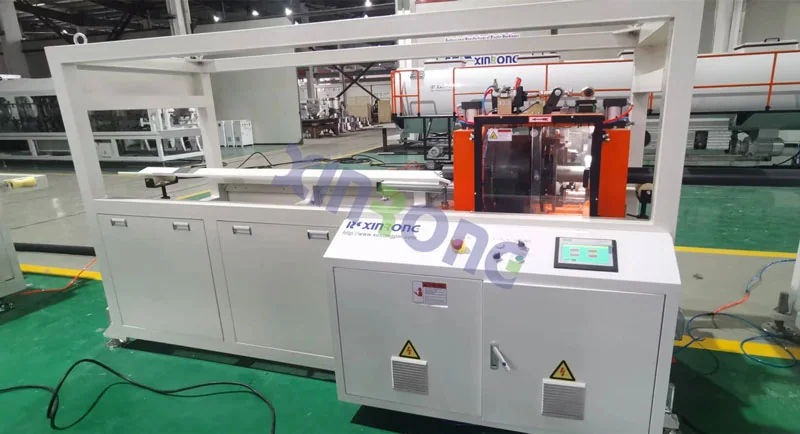 PVC160管材生产线试机 文章配图