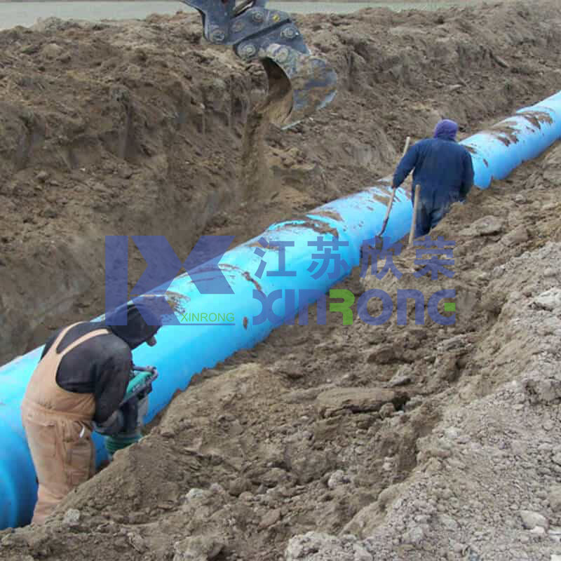 PVC-O管材压力排水应用图片